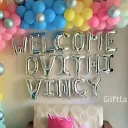 Welcome Twins Decoration