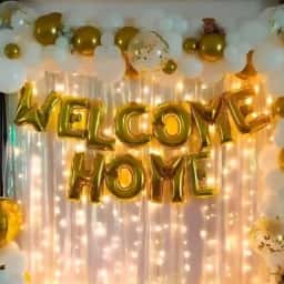 Welcome Baby Light Backdrop