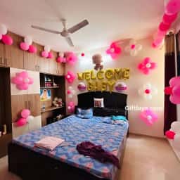 Welcome Home Baby Girl Decor