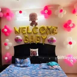 Welcome Home Baby Girl Decor