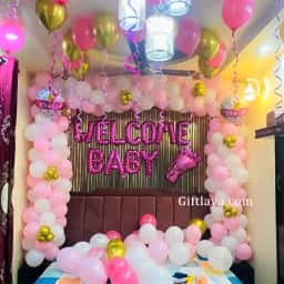 Pink White Welcome Decoration