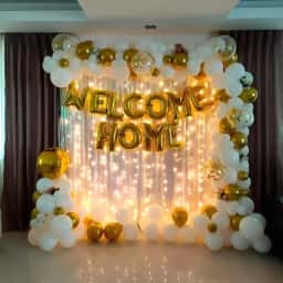 Welcome Baby Light Backdrop