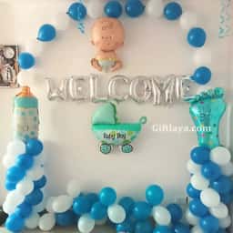 Welcome Baby Boy Decor