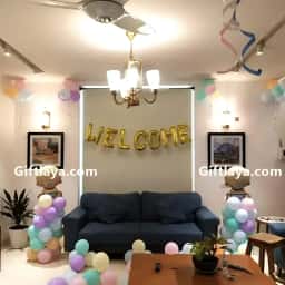 Welcome Hall Balloon Decoration