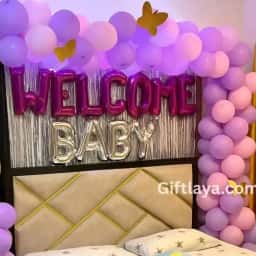 Pretty Pink Welcome Baby