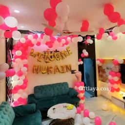 Welcome Baby Balloon Decoration