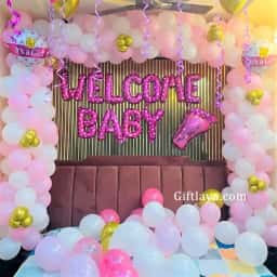 Pink White Welcome Decoration