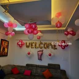 Welcome Baby Girl Decor