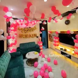 Welcome Baby Balloon Decoration