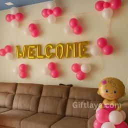 Baby Girl Welcome Decoration