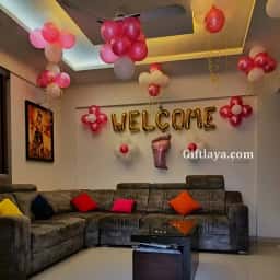 Welcome Baby Girl Decor