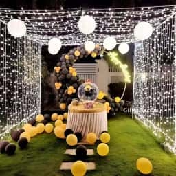 Terrace Light Decoration for Birthday