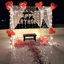 Simple Romantic Terrace Decoration