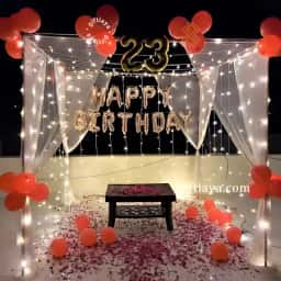 Simple Romantic Terrace Decoration