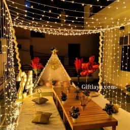 Birthday Canopy Terrace Decoration