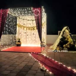 Romantic Premium Terrace Setup