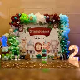 Jungle Theme Stage Decoration