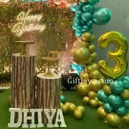 Theme 1st Birthday Stage Decoration