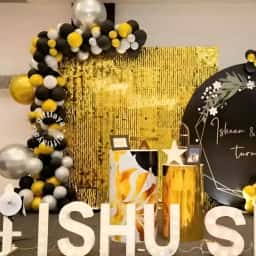 Birthday Stage Balloon Decoration