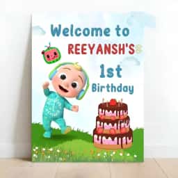 Cocomelon Backdrop Decoration