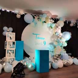 Birthday Balloons Stage Decoration