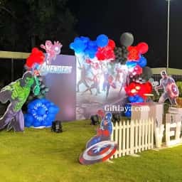 Avenger Theme Stage Decoration