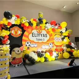 Minion Theme Stage Decoration