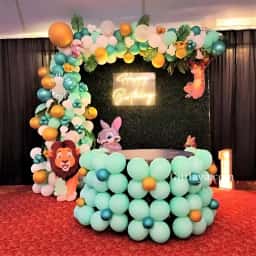 Simple Birthday Stage Backdrop