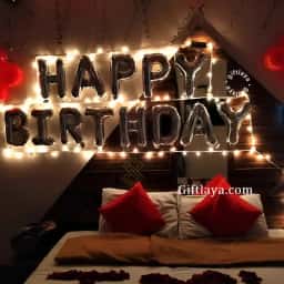 Romantic Birthday Room Decoration