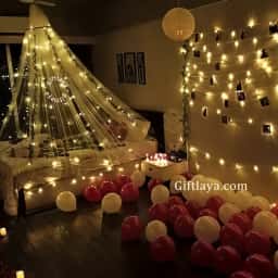 Romantic Canopy Setup at Home