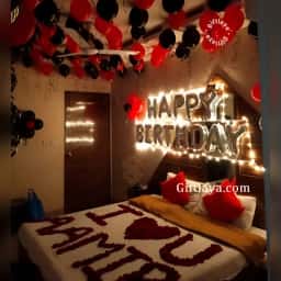 Romantic Birthday Room Decoration