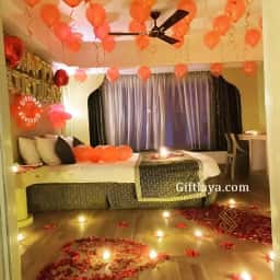 Rose and Candle Decor