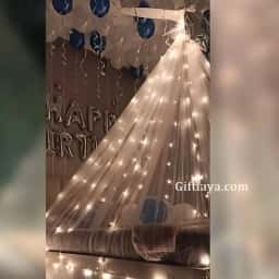 Blue Canopy Decoration