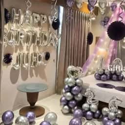 Chrome Cabana Birthday Decoration