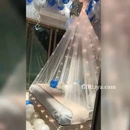 Blue Canopy Decoration