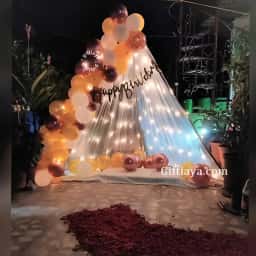 Romantic Cabana Decoration for Couples