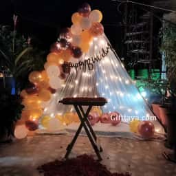 Romantic Cabana Decoration for Couples