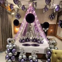 Chrome Cabana Birthday Decoration