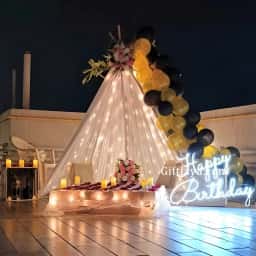 Birthday Terrace Canopy Decoration