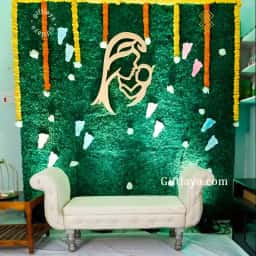 Seemantham Green Backdrop