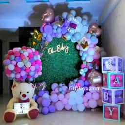 Baby Shower Neon Theme