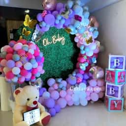 Baby Shower Neon Theme