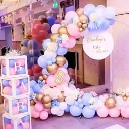 Baby Shower Blue Pink Theme