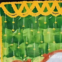 Banana Leaf Decoration