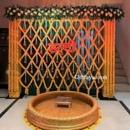 Haldi Decoration for Groom