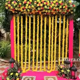 Elegant Haldi Decoration