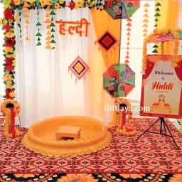 Haldi Decoration for Boy