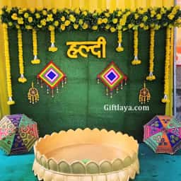 Indian Haldi Decoration