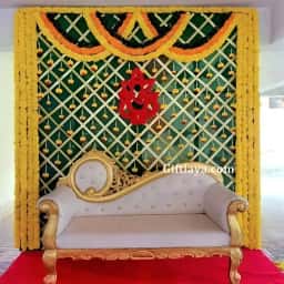 Haldi Backdrop Decoration