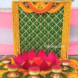 Traditional Banana Leaf Decoration